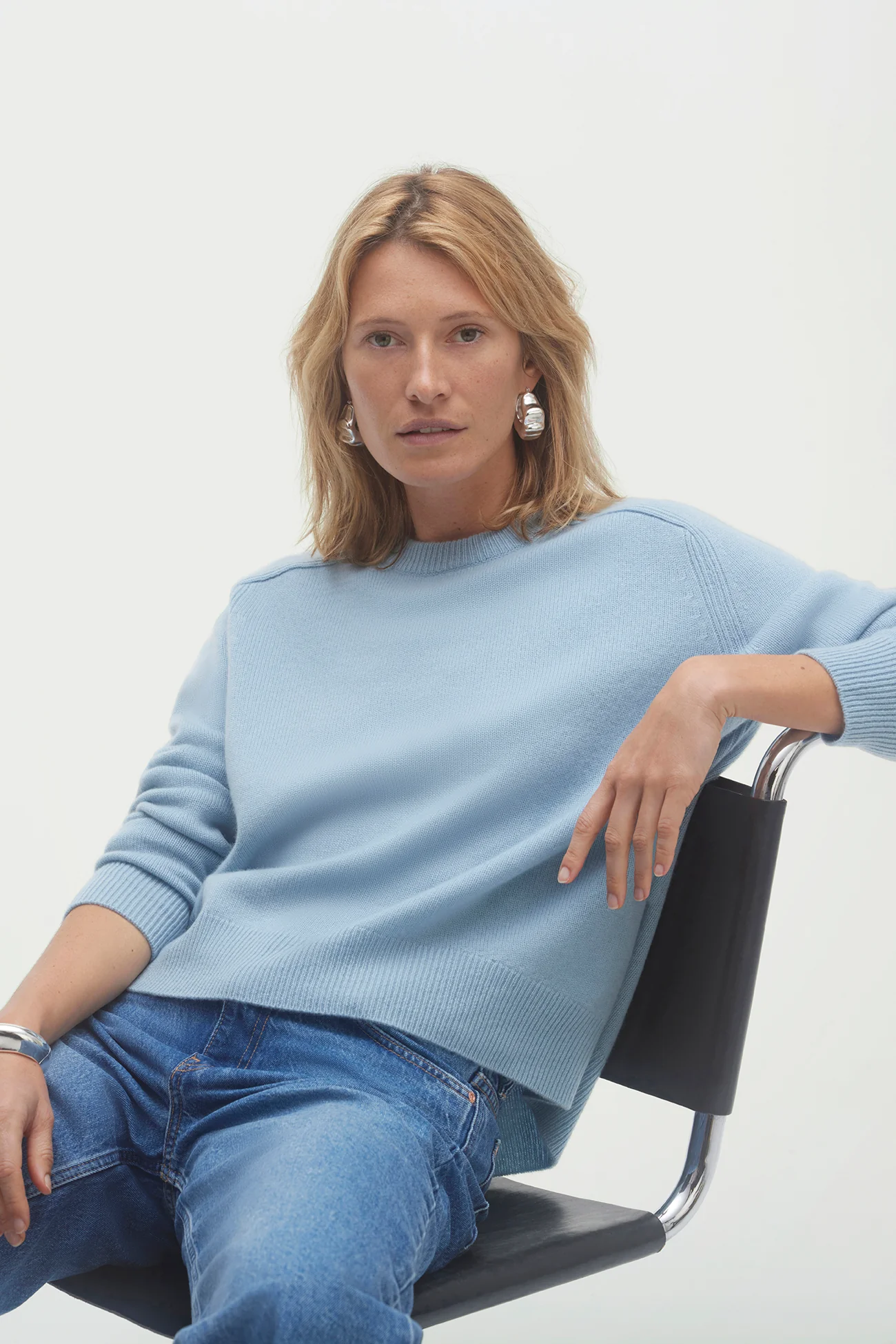 TAMMY CASHMERE CREWNECK SWEATER - Image 8
