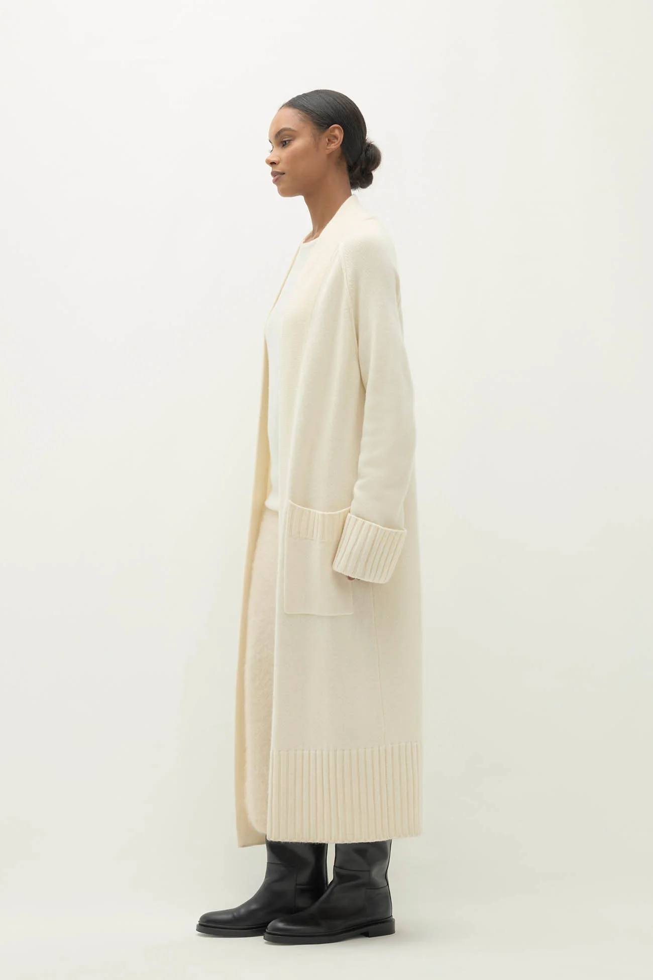 TILYN LONGLINE CASHMERE CARDIGAN - Image 10