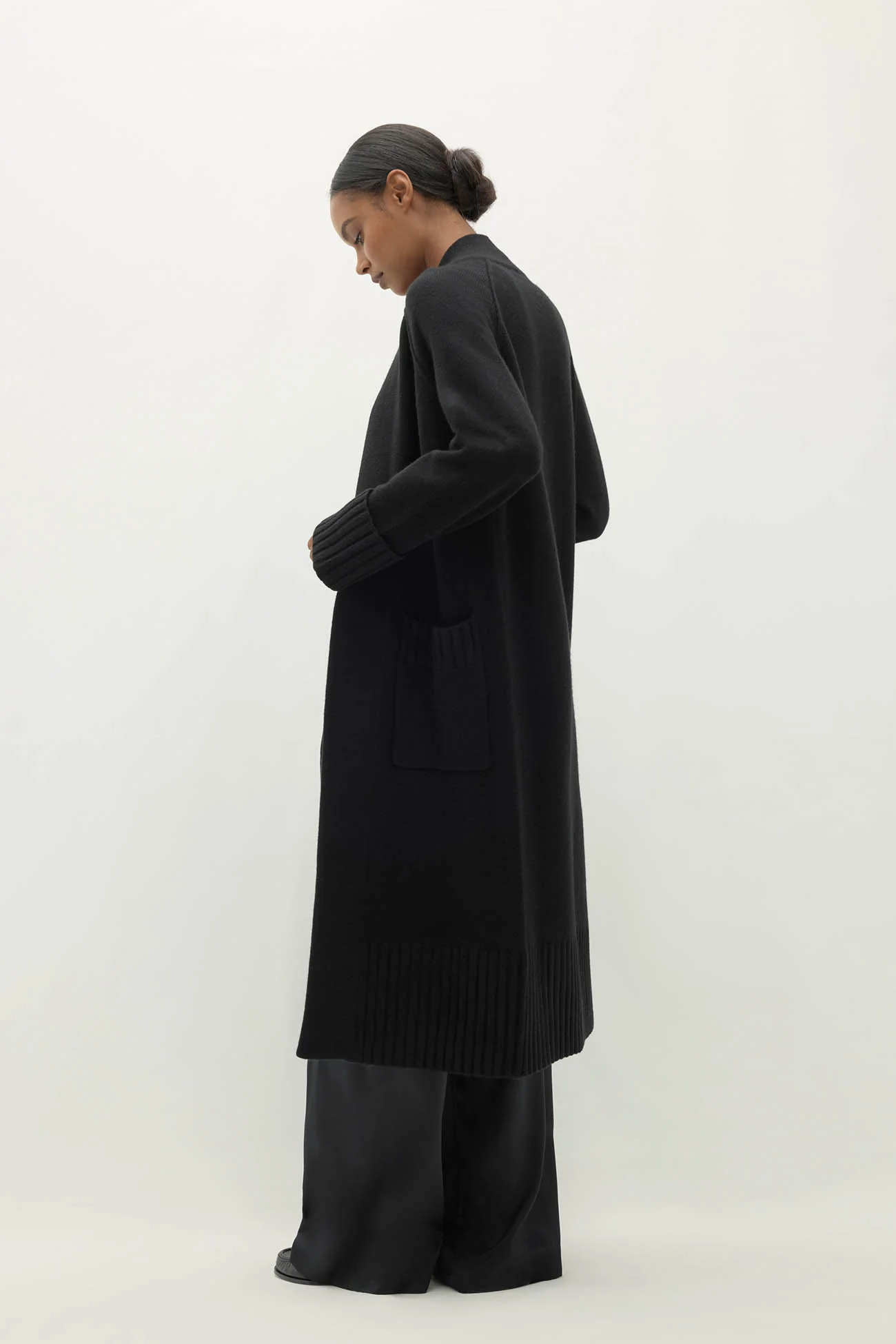 TILYN LONGLINE CASHMERE CARDIGAN - Image 4