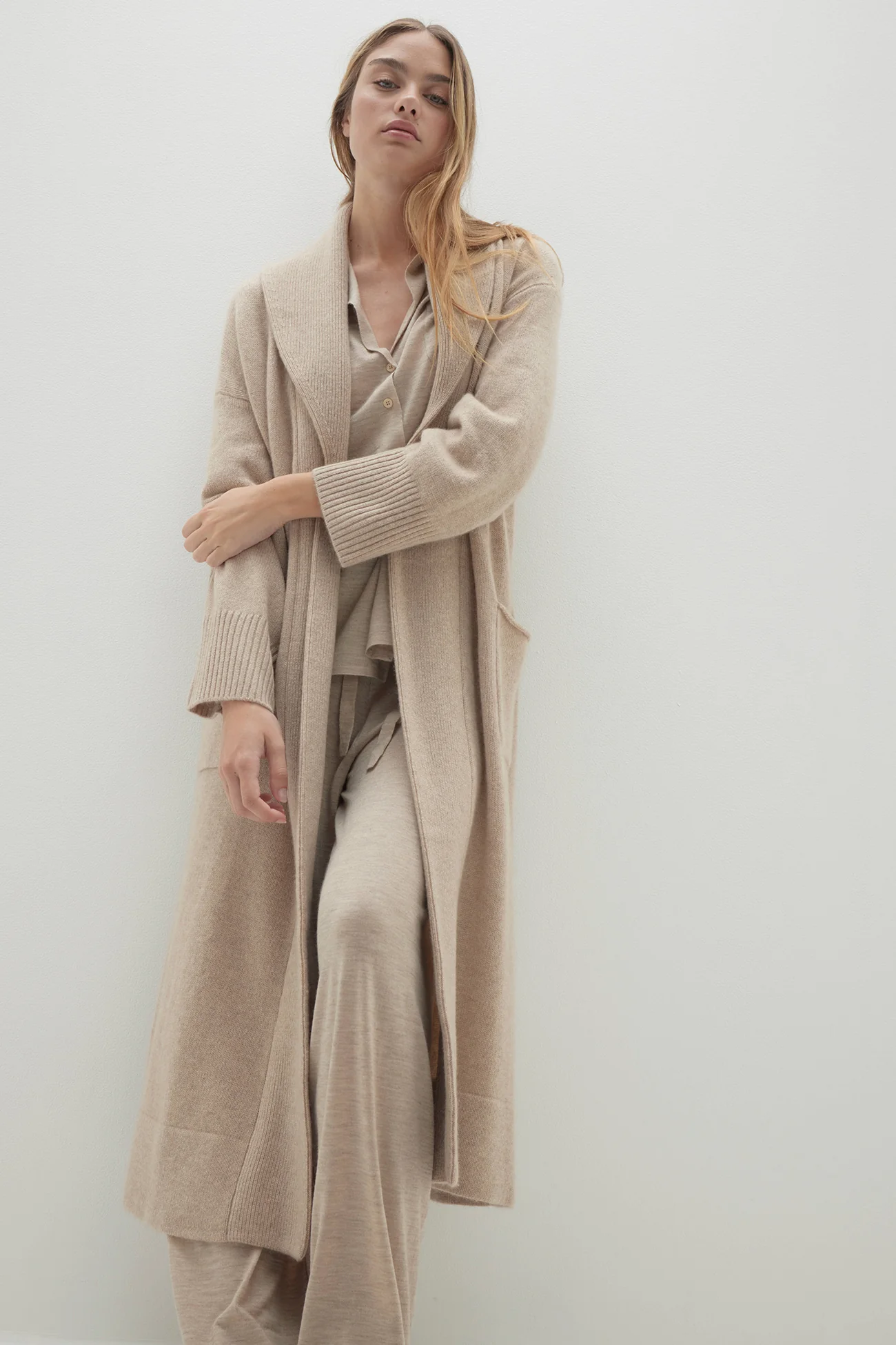 YASMIN CASHMERE ROBE - Image 2